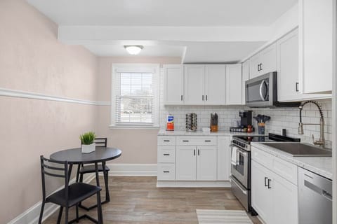 Prepare delicious meals in the fully equipped kitchen.