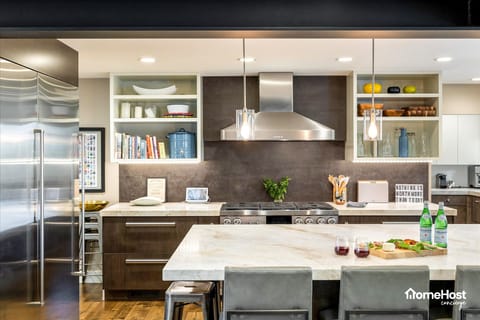 Kitchen with chef appliances