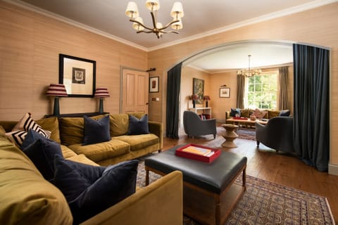 The Old Rectory - ample seating in the living room