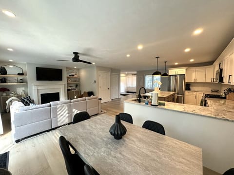 Open Concept Kitchen, Dining and Living room