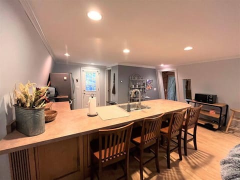 Island seating at counter height