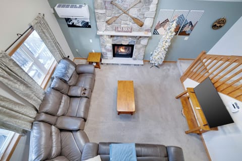 Family room view from the loft