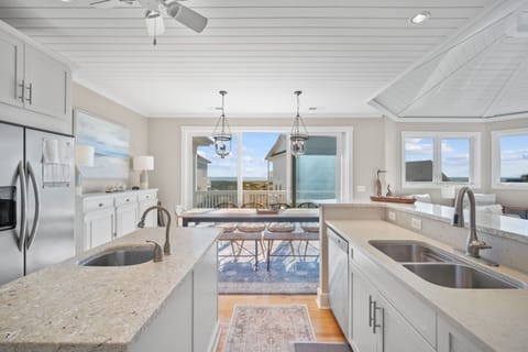 Kitchen with View of Atlantic