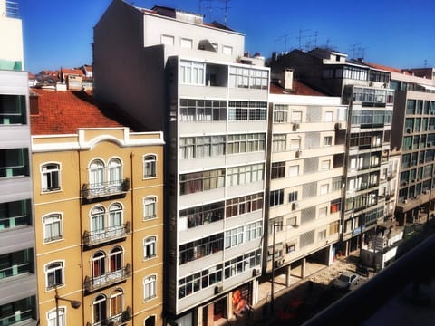 Street view from balcony
