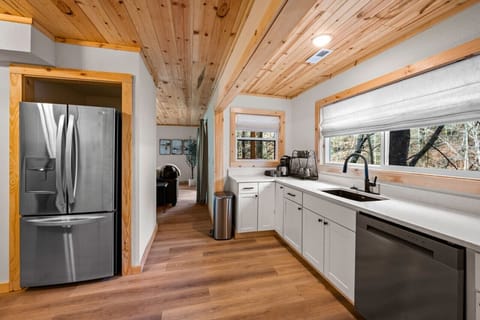 Fully stocked kitchen with brand new appliances!