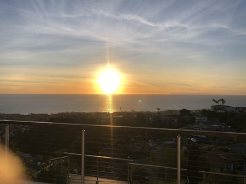 During the winter/spring months the sun sets directly off the deck - incredible.