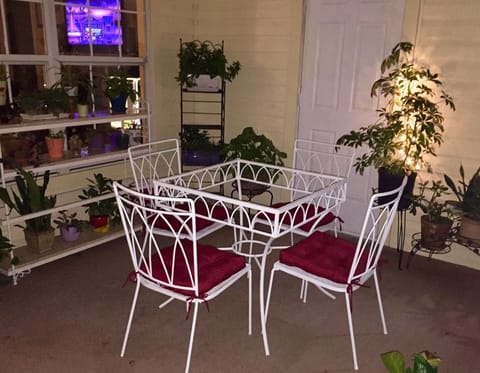 Restored 1938 ART DECO Screened-In Outdoor Dinner Table!