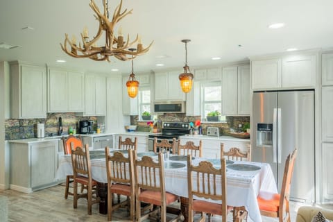 Farmhouse dining table.