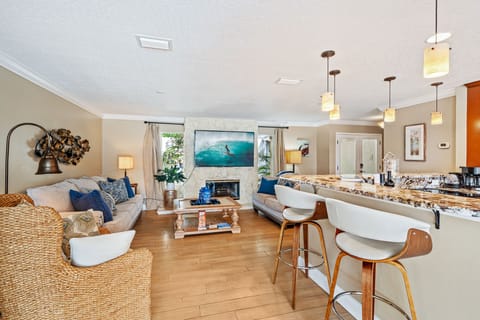 Open air layout makes this home so enjoyable for a family getaway. 