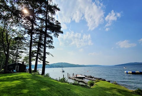 Lakefront Cabin Exterior