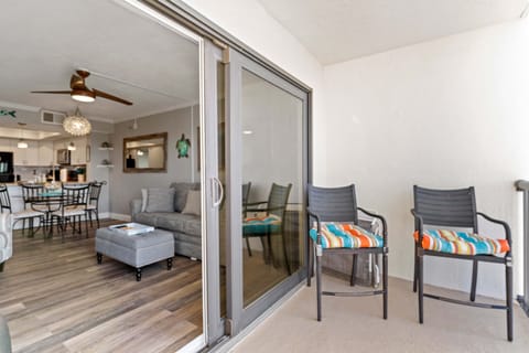 Sliders open up to the main room so you can have open air living