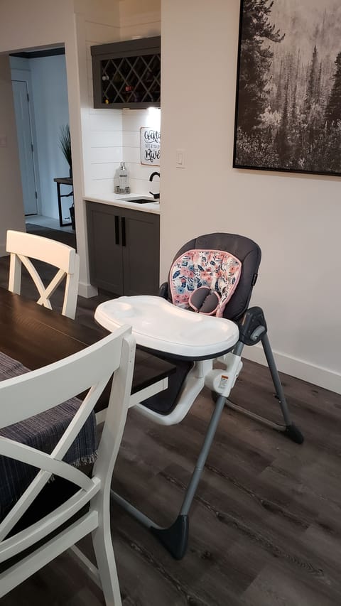 High chair available if needed 