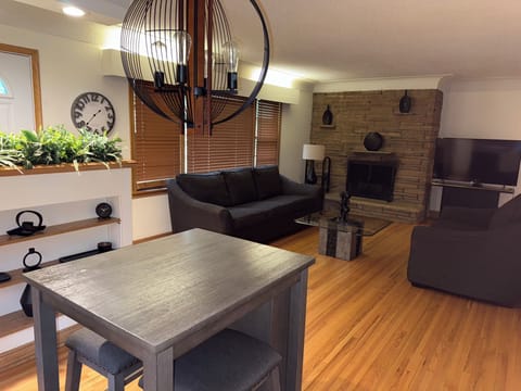Living room & dining open area.