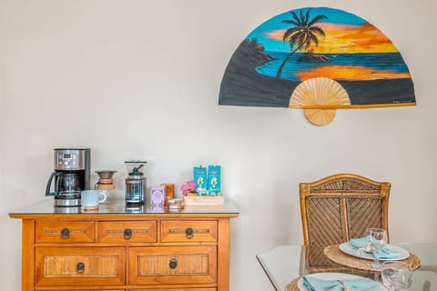 Fully stocked coffee station