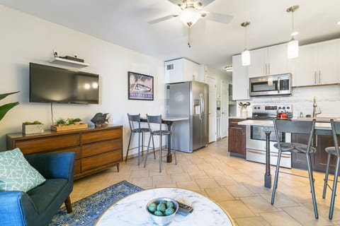 Flat screen and Living area