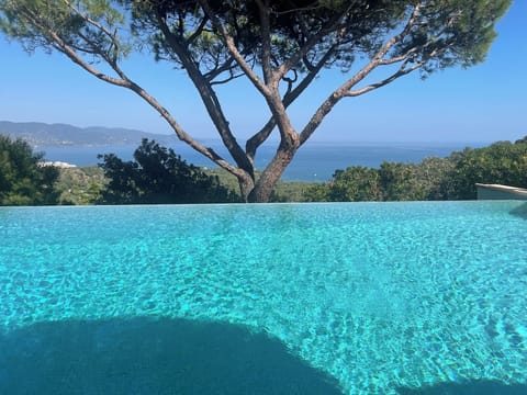 Overflowing swimming pool
