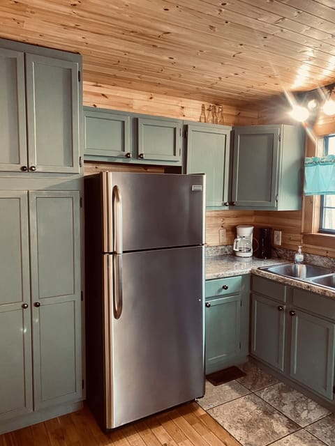 Kitchen has both a drop and Keurig coffee makers. BYO coffee