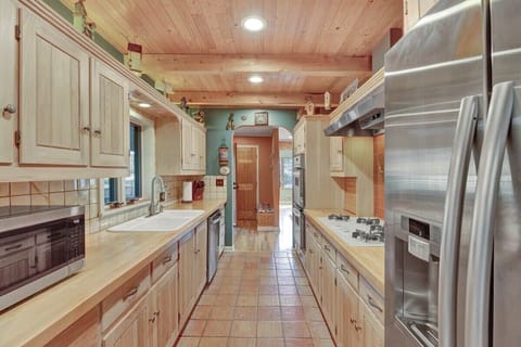 Well stocked kitchen - a chef's dream