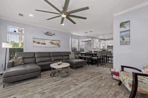 Settle into our comfortable living room and make yourself at home!