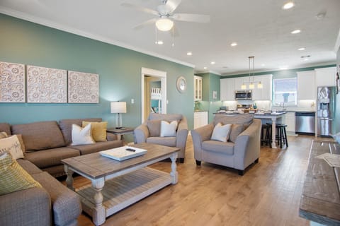 One TipSea Time Living Room: Open concept flows seamlessly making entertaining and living space a breeze.