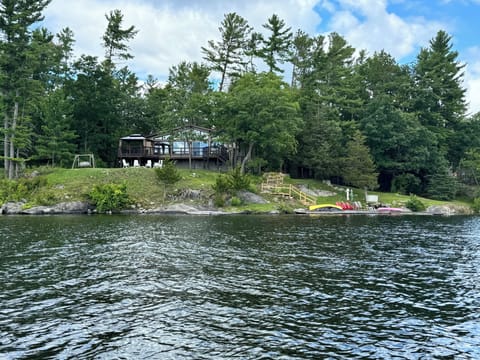 Serene Stoney Lake Sunlit Point
