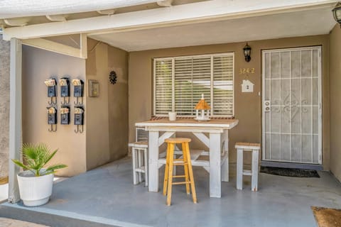 Soak in the desert charm in this peaceful and private outdoor area.