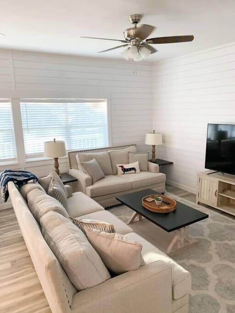 Inviting living room perfect for relaxing, playing games, and making memories together!