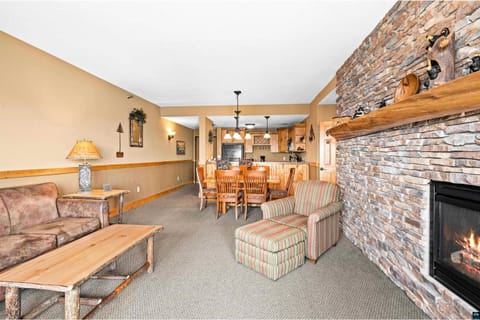 Living room, dining room, and kitchen