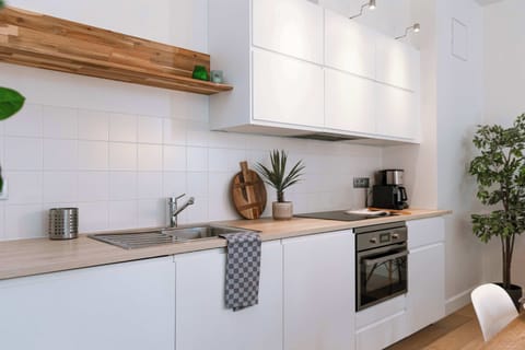 Functional kitchen space — clean, modern and bright.