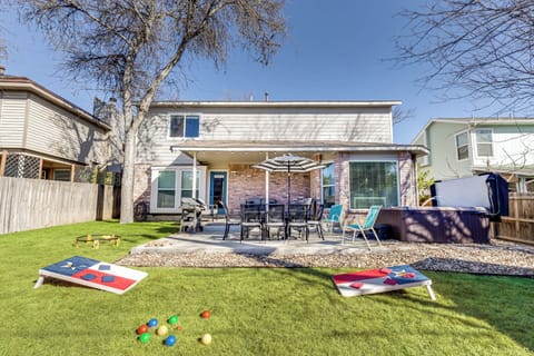 Expansive patio and grassy yard for evening fun!