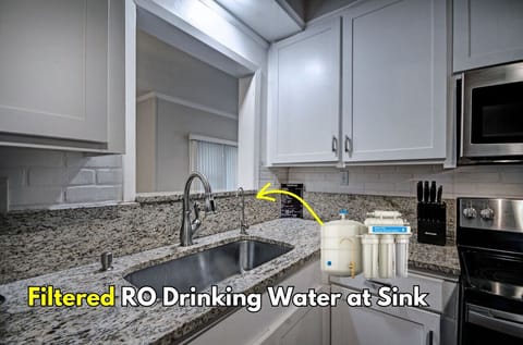You will be grateful for the assurance of safe drinking water provided by our reverse osmosis filtration system, ensuring health and well-being at a sink Spigot and refrigerator ice maker.