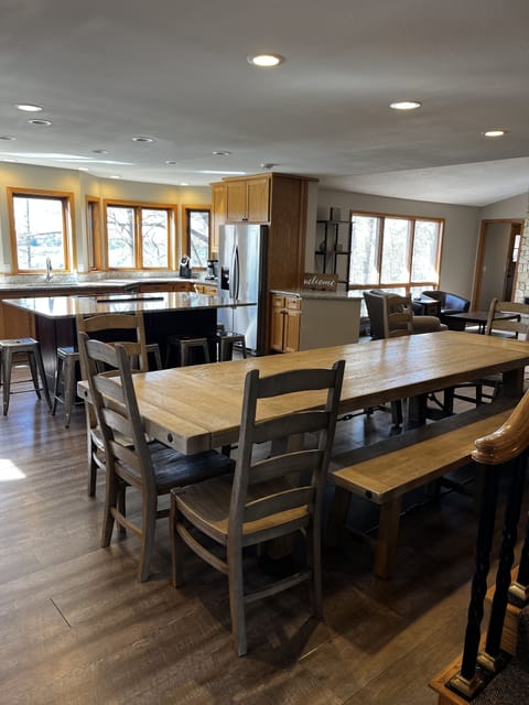 Large, indoor dining seating for 22!