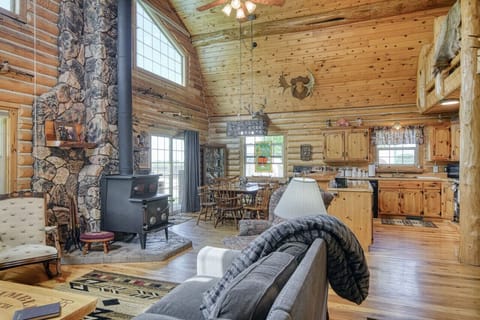 Open-concept living area