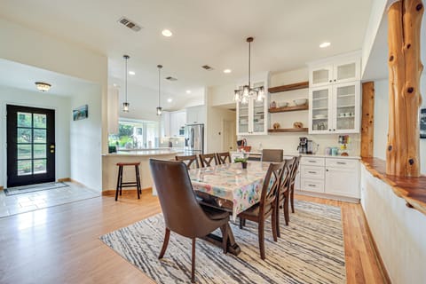 Dining Table | Dishware + Flatware | Coffee Maker