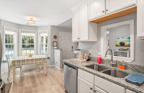 Supplied with Keurig coffee maker, blender, iron, toaster, crock pot and more