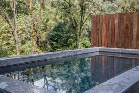 Private outdoor Jacuzzi