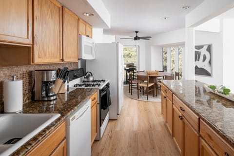 Fully stocked kitchen