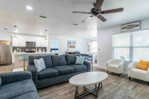 Living Room: Bright and inviting space perfect for relaxation and family fun!