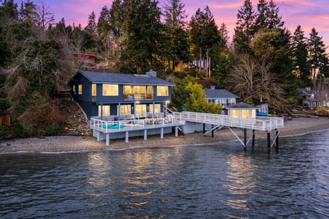 Relax at our picturesque home by the water!