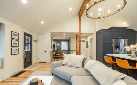 Open-concept living area connecting seamlessly to the entrance.