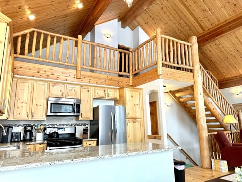 Kitchen and loft