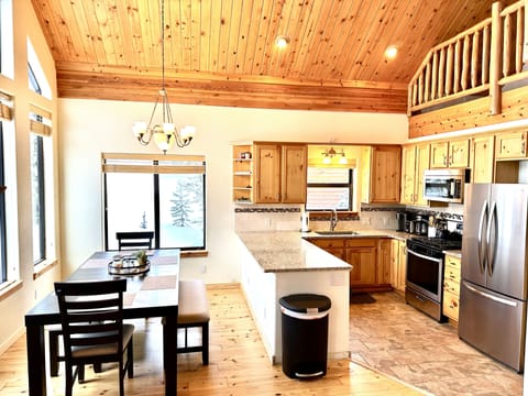 dinning room and kitchen