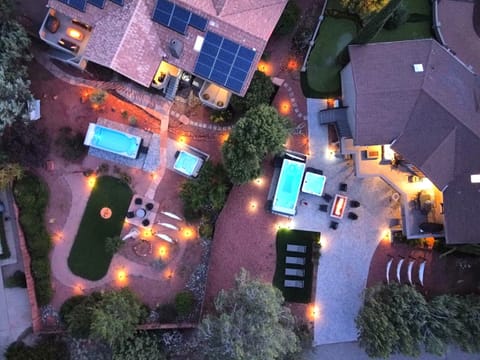 2 Homes with 20' Heated Pool and Spas. A property with space for everyone.