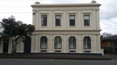 The old State Savings Bank Of Victoria. A stately 1870 stone building. 