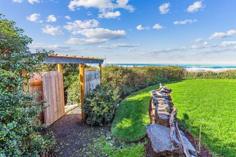Gate to walk to the beach at Whaletopia