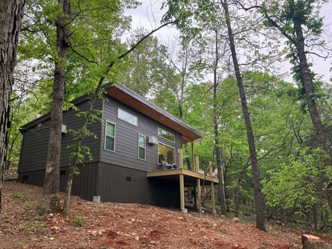 Private cabin nestled in the woods 1 mile away from Mammoth Spring Park