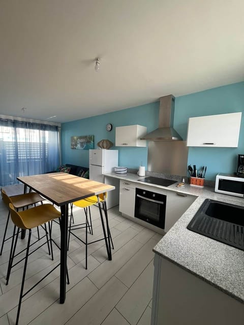 Dining table in kitchen