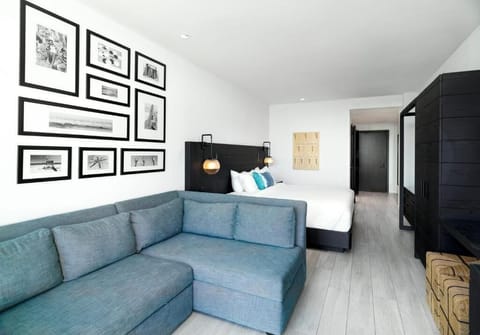 Unwind on the plush sofa after a sun-soaked day.