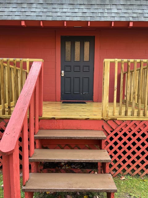 Entrance located on the North side of the building