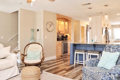 Living Room and Wet Bar